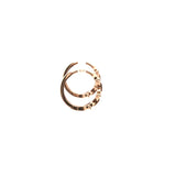 Rose Gold Linked Hoop Earrings, Gold Jewellery Sydney Australia 