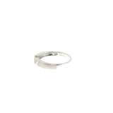 White Gold Solitaire Ring with Round Cut Diamond, Gold Jewellery Sydney Australia 
