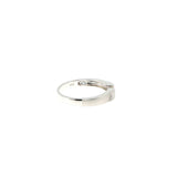 White Gold Solitaire Ring with Round Cut Diamond, Gold Jewellery Sydney Australia 