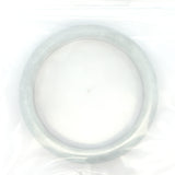 Milky Light Grey Jade Bangle, Gold Jewellery Sydney Australia 