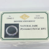Milky Light Violet with Milky Light Green Jade Bangle, Gold Jewellery Sydney Australia 