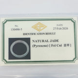 Light Grey Greenish Jade Bangle, Gold Jewellery Sydney Australia 