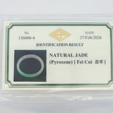 Greenish White With Light Green Jade Bangle, Gold Jewellery Sydney Australia 