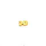 24K Small Red and Yellow Pixiu Bracelet Charm, Gold Jewellery Sydney Australia 