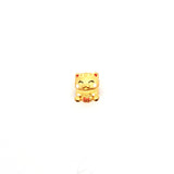 24K Lucky Cat Bracelet Charm, Gold Jewellery Sydney Australia 