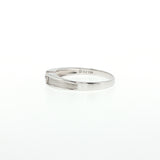 White Gold Diamond Solitaire Ring with Textured Band, Gold Jewellery Sydney Australia 