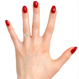 Yellow Gold Classic Six Prong Lab Grown Diamond Ring Setting