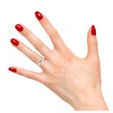 Yellow Gold Three Stone Channel Lab Grown Diamond Engagement Ring Setting