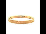 Elegant Gold Bangle with Rose Design, Gold Jewellery Sydney Australia 