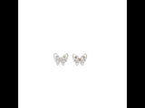 Sparkling Butterfly Studs, Gold Jewellery Sydney Australia