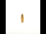 Geometric Gold Barrel Bracelet Charm, Gold Jewellery Sydney Australia 