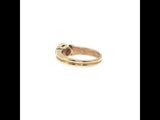 Yellow Gold Bezel Set Zirconia Solitaire Ring, Gold Jewellery Sydney Australia 