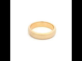 Men's Round Yellow Gold Wedding Ring