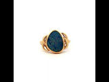 Yellow Gold Opal Cocktail Ring, Gold Jewellery Sydney Australia 