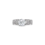 Antique Style Lab Grown Diamond Ring