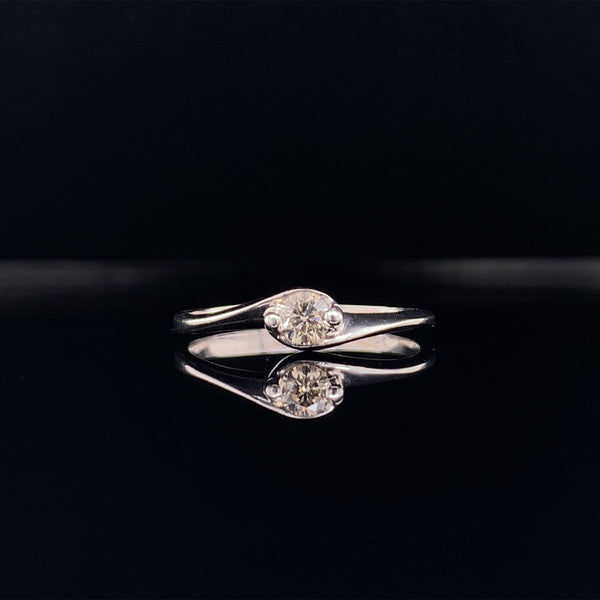 double point diamond ring