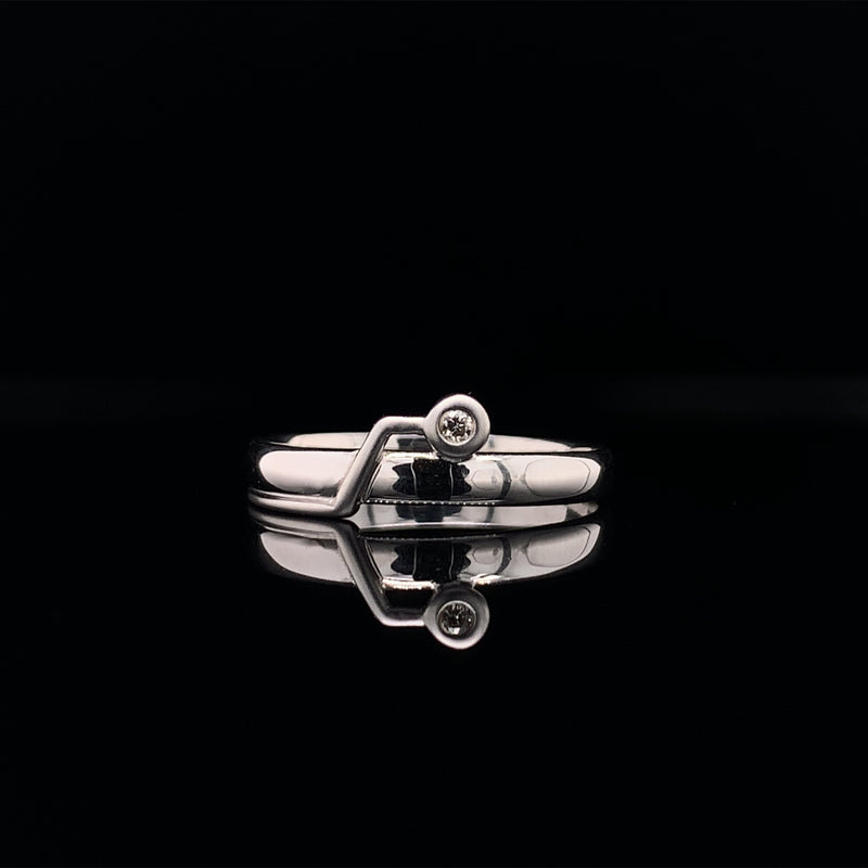 swift circle diamond ring