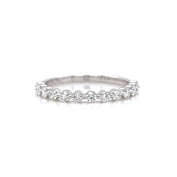 Shared Prong Diamond Ring