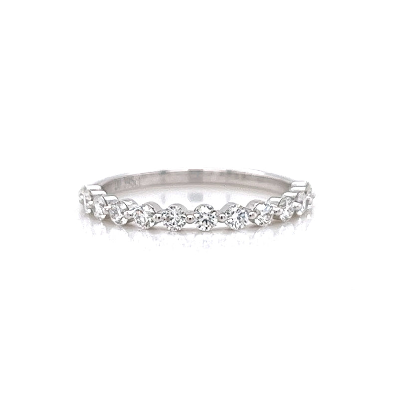 Shared Prong Diamond Ring