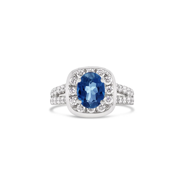 oval sapphire diamond engagement ring
