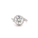 Lover's knot diamond ring