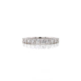 Round Brilliant Wedding Band