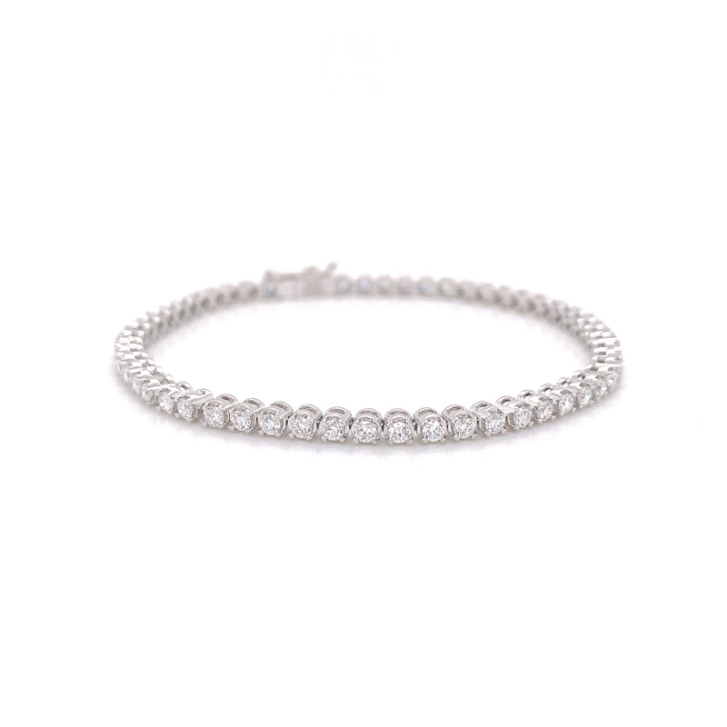 Round Brilliant Cut Tennis Bracelet