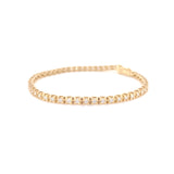 Yellow Gold Diamond Tennis Bracelet