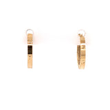 Rounded Polish Hoop Earring