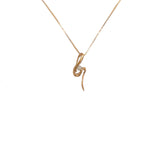 signature diamond pendant