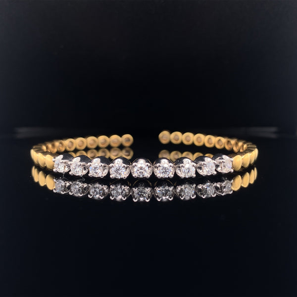 nine diamond bangle