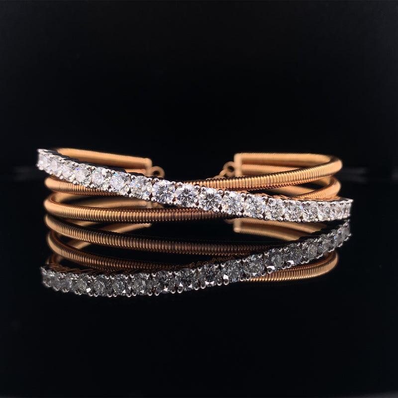 diamond spring bangle