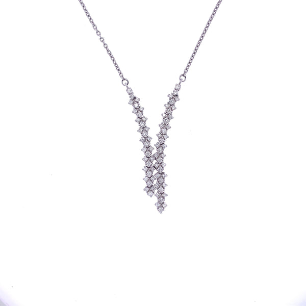 diamond lines pendant