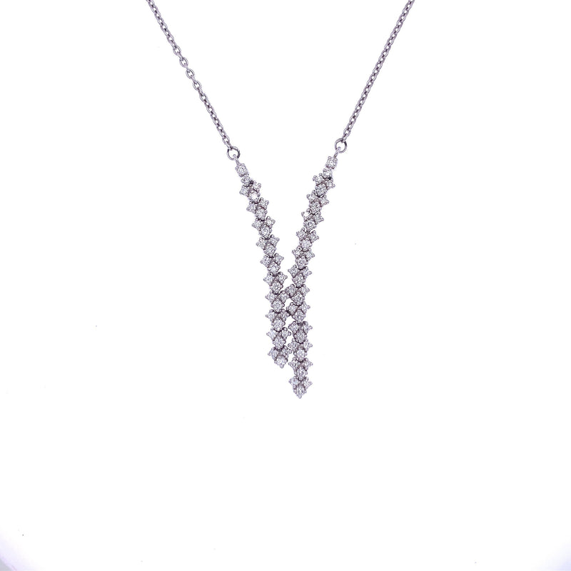 diamond lines pendant