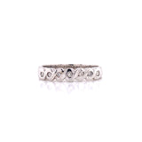 double ribbon diamond ring