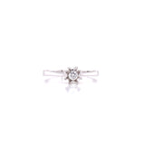 four petal diamond ring