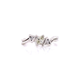 Left Right Angle Diamond Ring