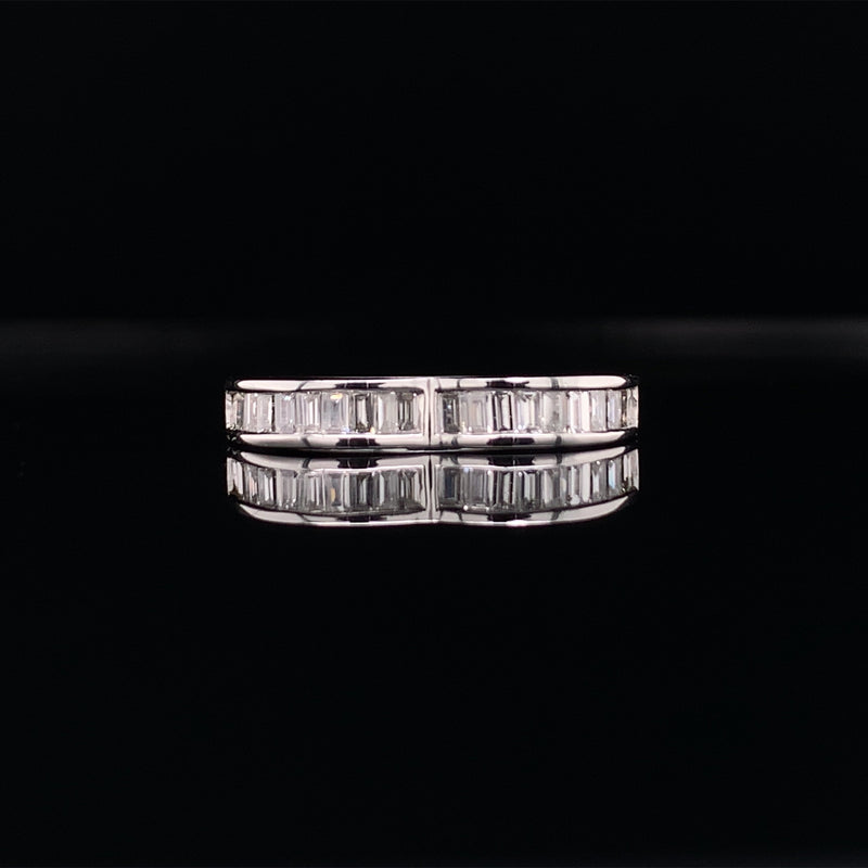 diamond heart eternity ring