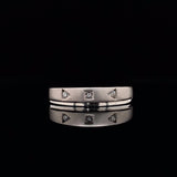 Arrow wedding band