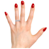 Baguette Curves Diamond Dress Ring