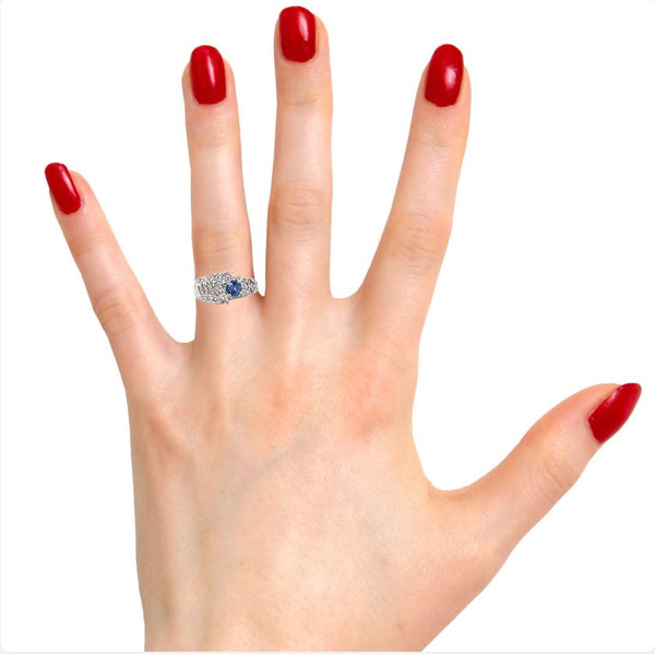Blue Sapphire Magnificent Ring