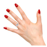 Diamond Prongs Engagement Ring Setting