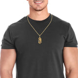 Gold Dragon Pendant
