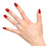 Classic Round Cut Halo Engagement Ring