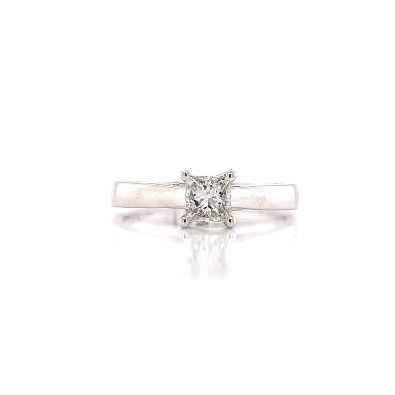 Princess Cut Four Prong Engagement Ring