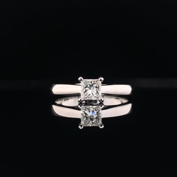 Princess Cut Four Prong Engagement Ring