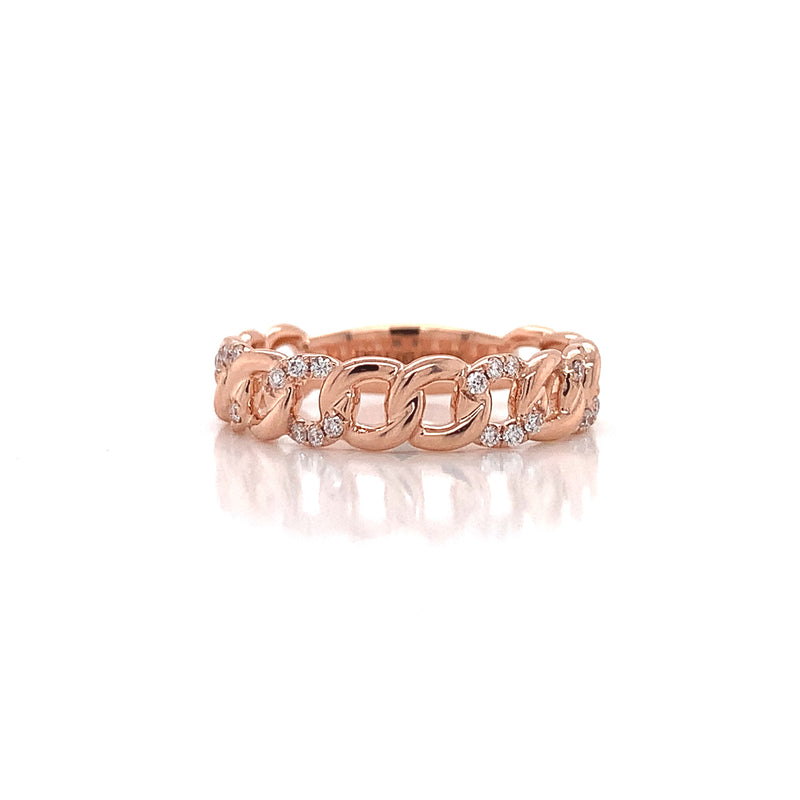 Diamond Links Dress Ring