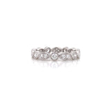 Round And Oval Eternity Diamond Ring