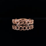 Diamond Links Dress Ring