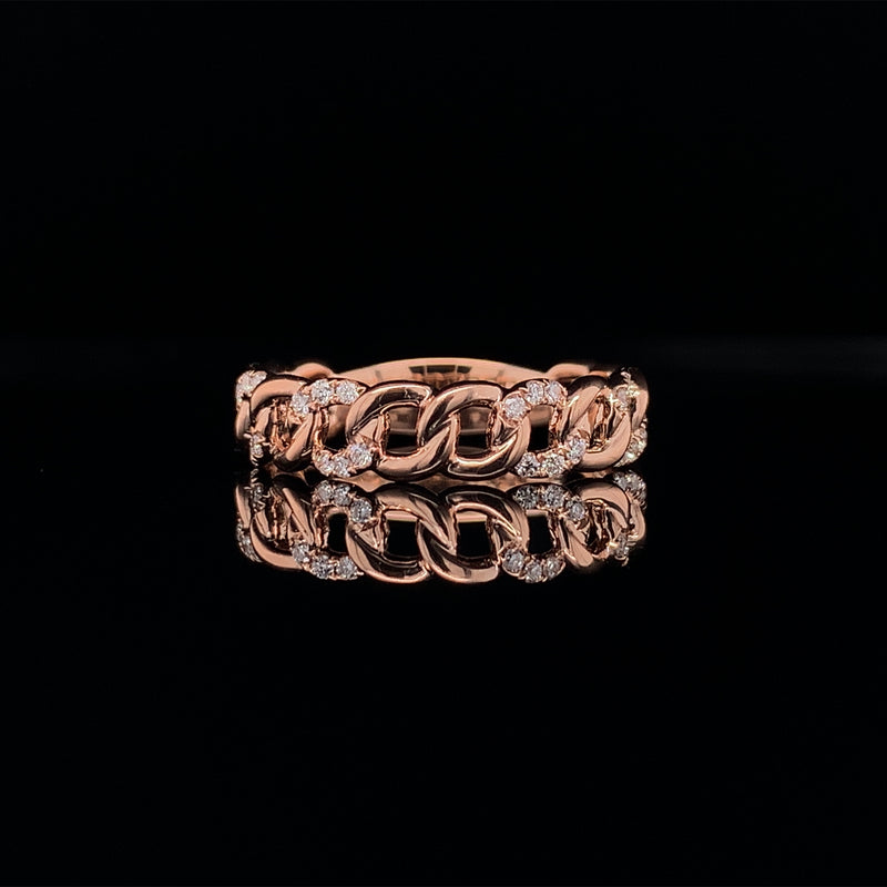 Diamond Links Dress Ring